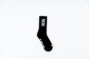 SEX LOVE NOK LOGO BLACK PREMIUM COTTON RIB SOCKS