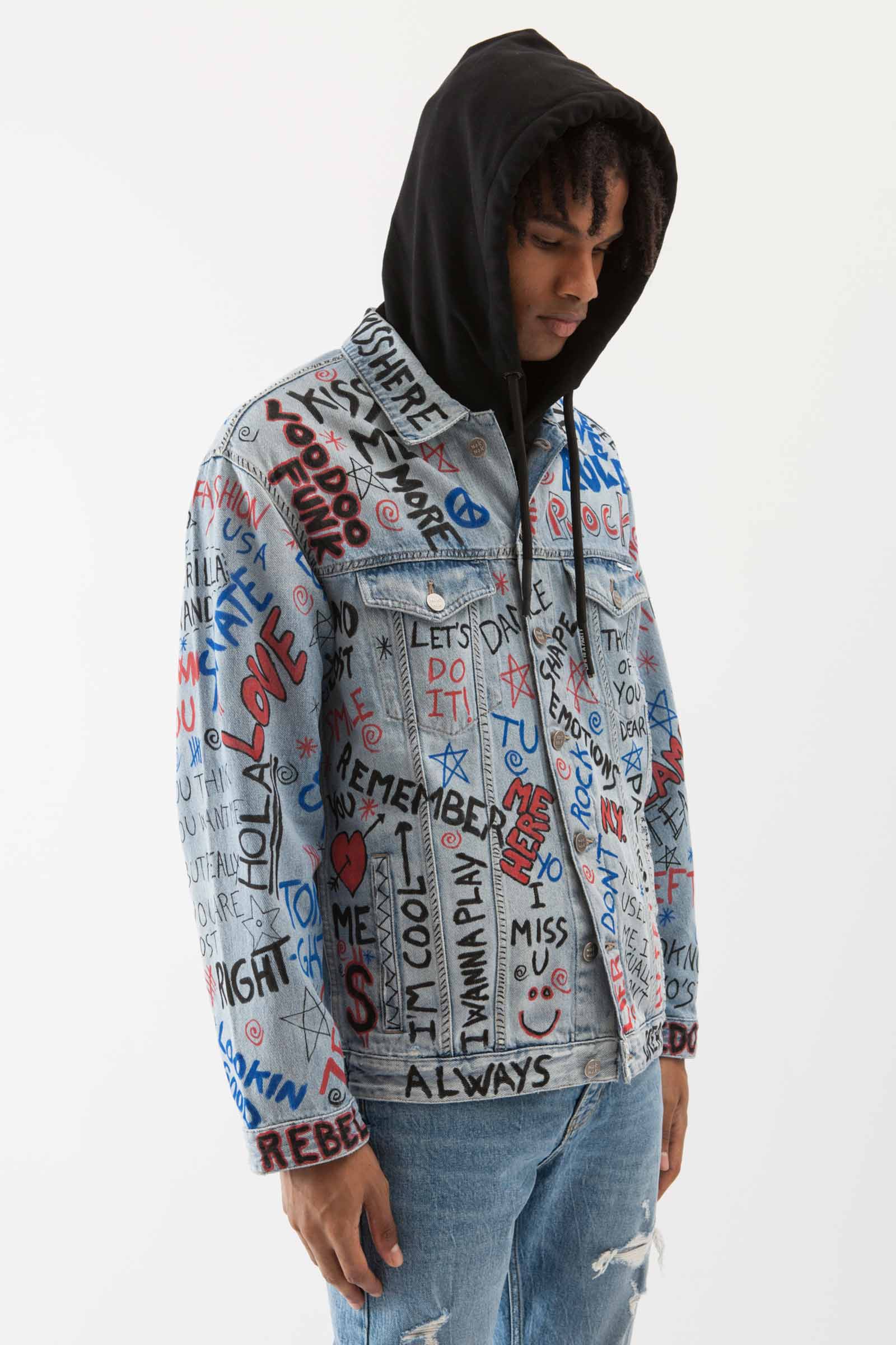 VOODOO KING - HAND PAINTED INDIGO DENIM JACKET – Nok Nok London