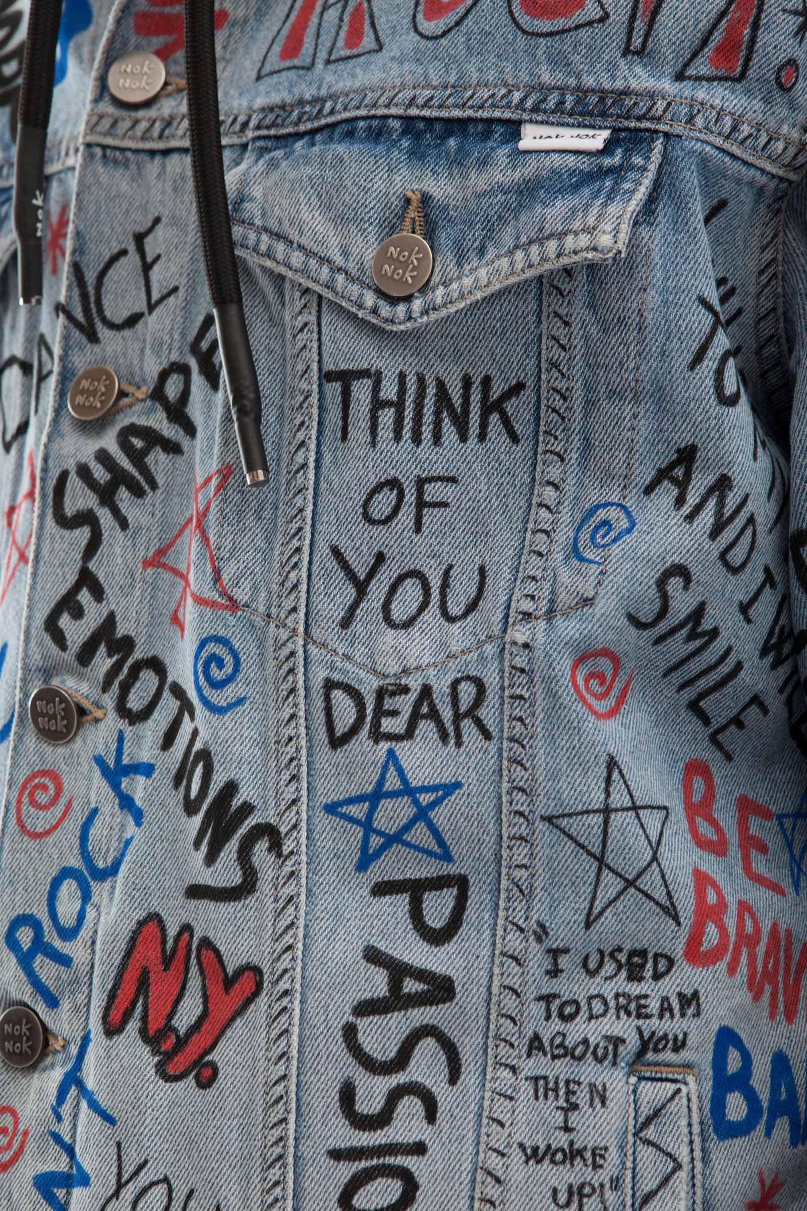 VOODOO KING - HAND PAINTED INDIGO DENIM JACKET – Nok Nok London